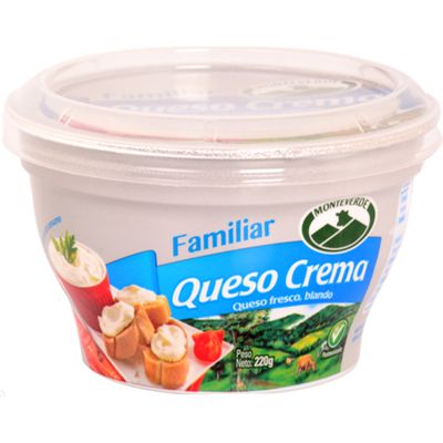 Queso Crema Cajita 220 Grs