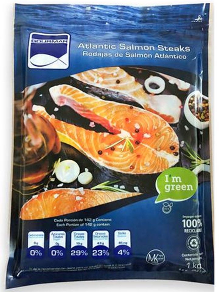 Salmon Steaks 2.2 Libras