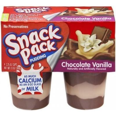Snack Pack Vainlla/chocol 13oz