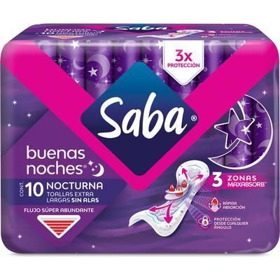 Toalla Sanit.saba Nocturna10u