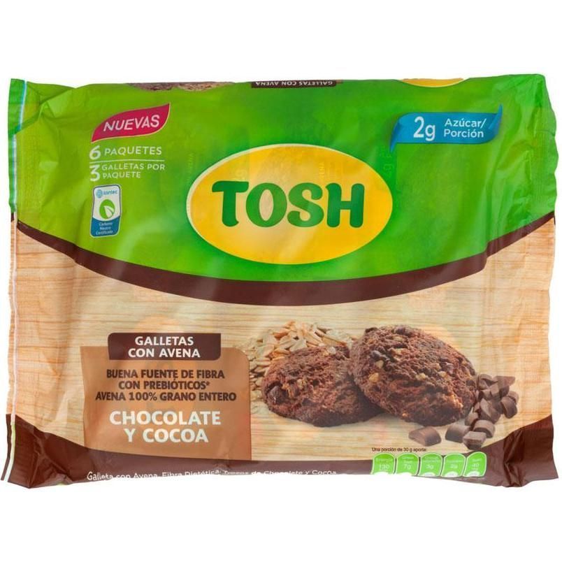 Tosh Galleta Avena Choco 180gr