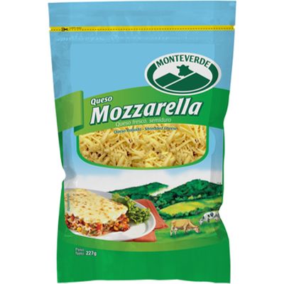 Queso Mozzarella Rallado 227g