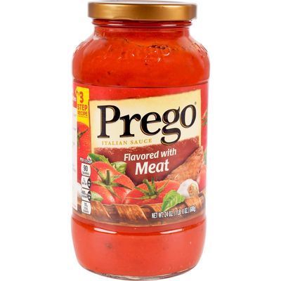 Salsa Prego Con Carne 24oz