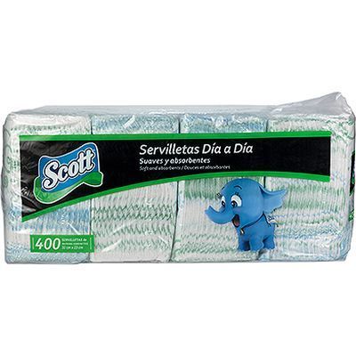 Servilleta Scott Blanca 400u