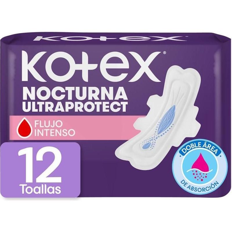 Toalla Kotex Nocturna C/a 12