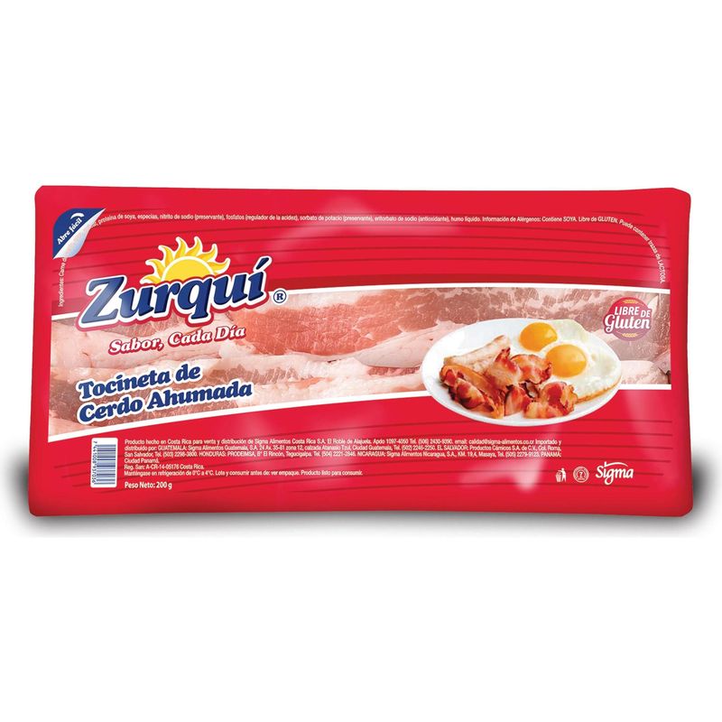 Tocineta Zurqui 200 Gr