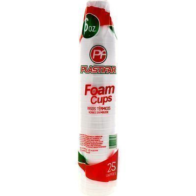 Vaso Foam 6oz 25u