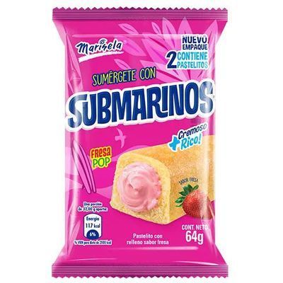 Submarino Bimbo De Fresa 64gr