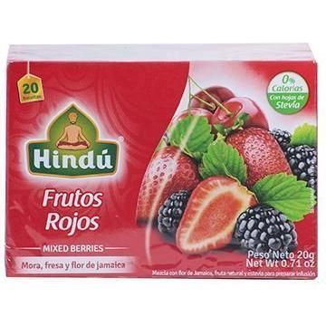 Te Frutos Rojos Hindu 20 Ct