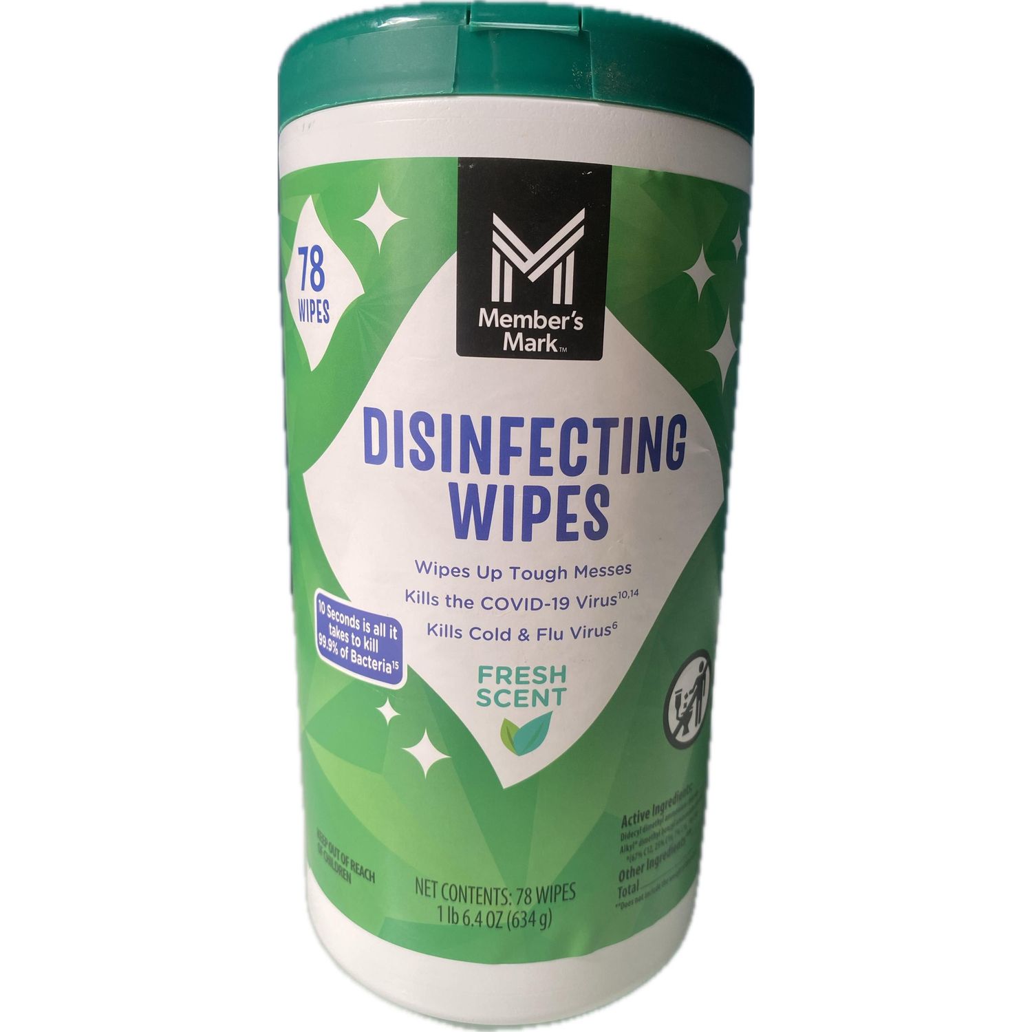 Toall Desinfec Fres Bot 78unid