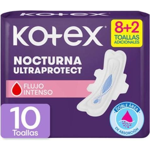 Toalla Kotex Nocturna C/a 16x8