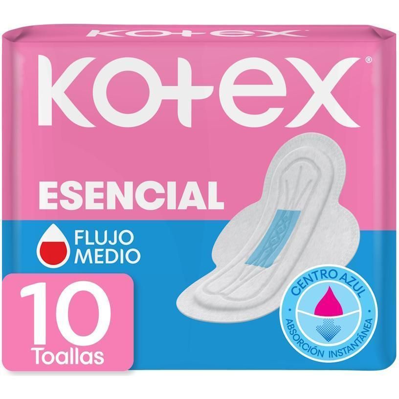 Toalla Sant.kotex Esen C/a 10