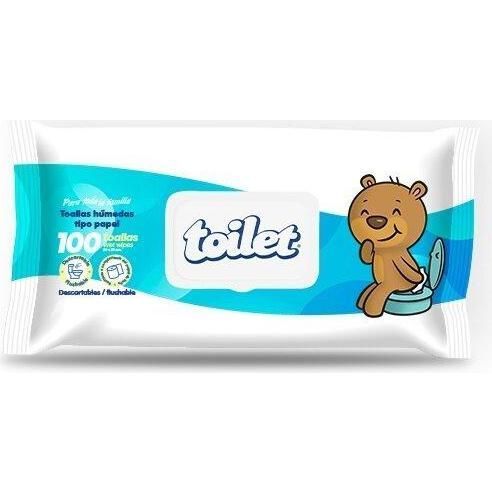 Toilet Papel Higie Humedo 100u