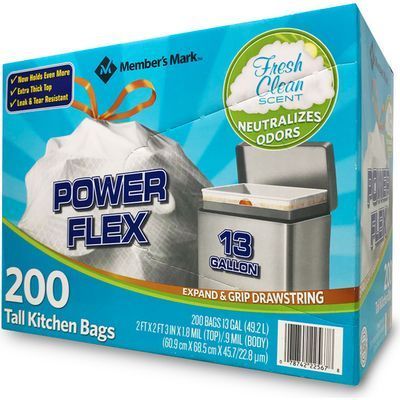 Trash Bags Members 13 G 200ct