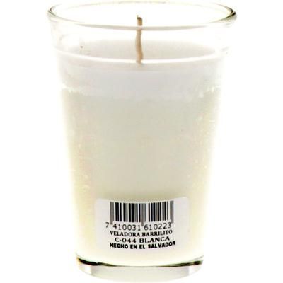 Veladora Barrilito Blanca