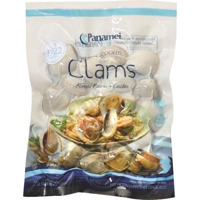 Whole Cooked Clams Panamei 1lb