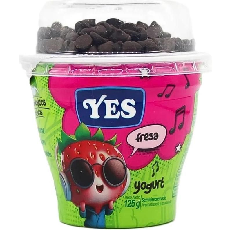 Yogurt Yes Topping 125gr Fresa