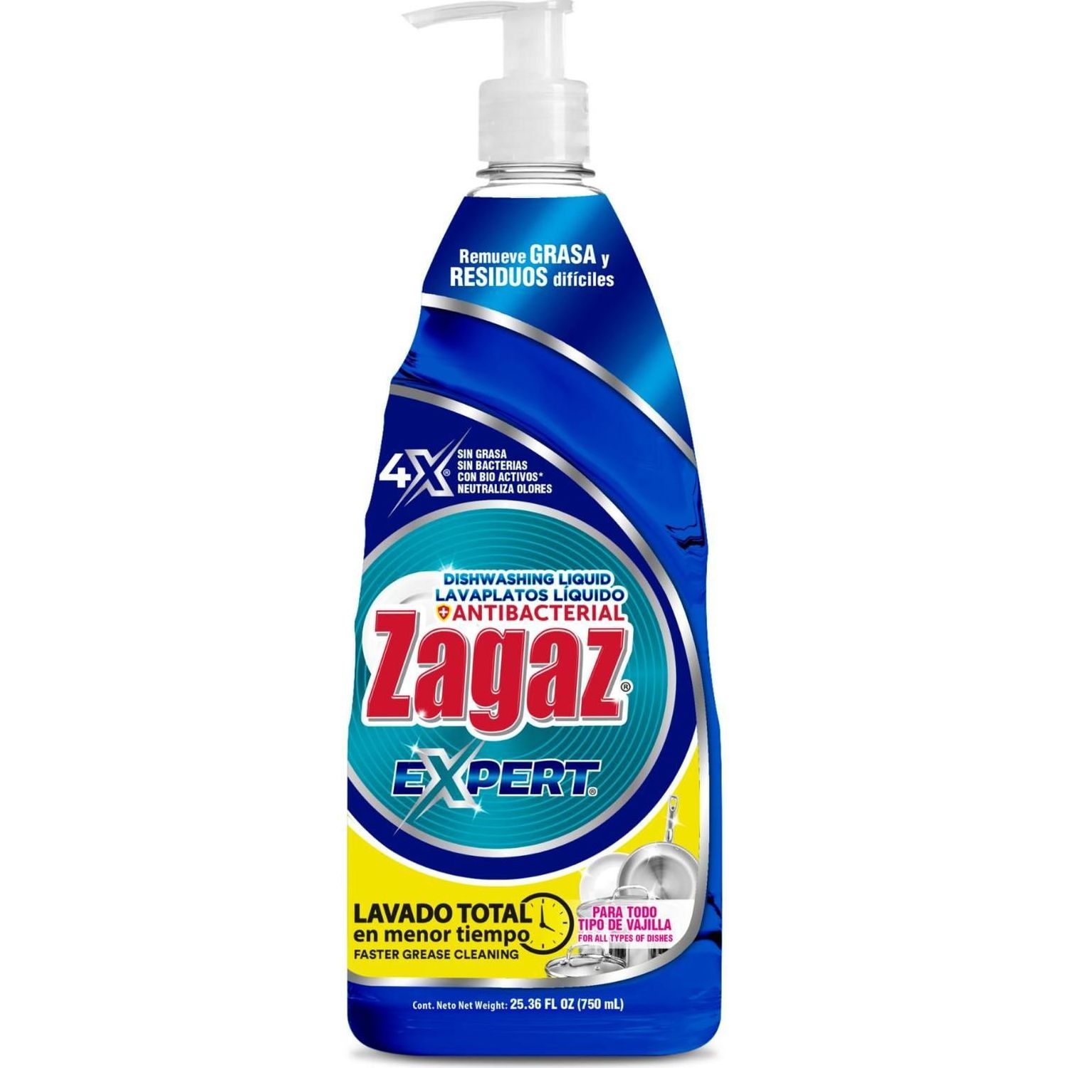 Zagaz Lavaplato Liq Expert750m