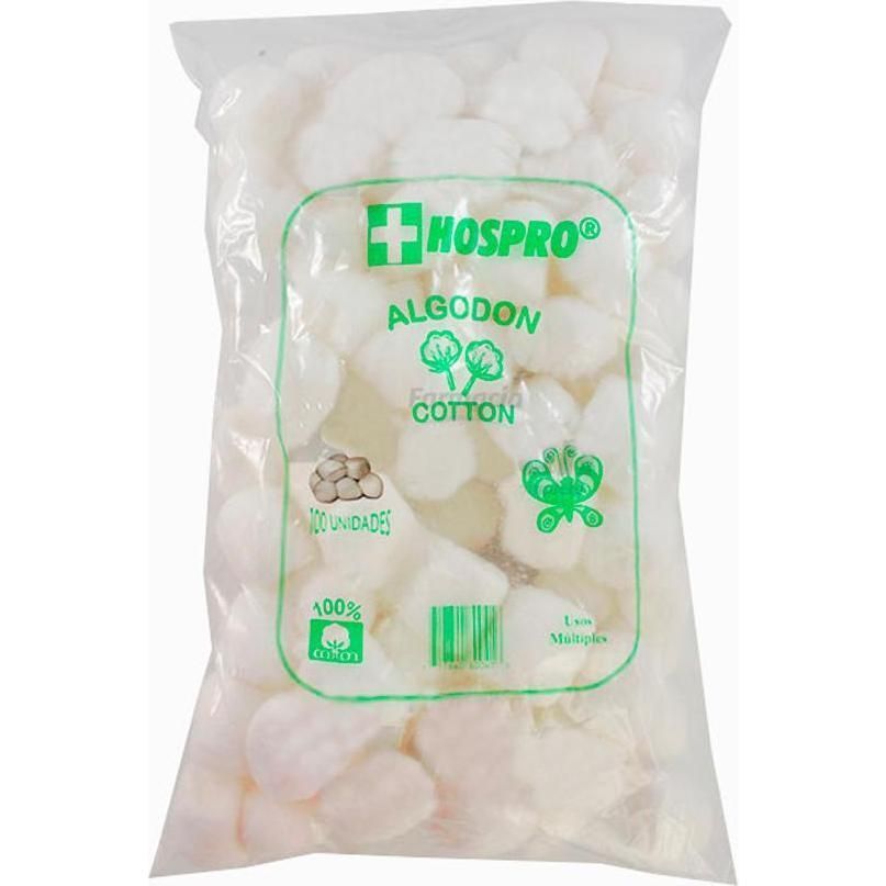 Algodon Hospro X 100 Bolitas