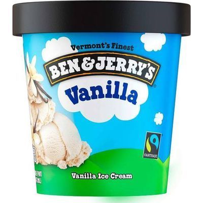 Ben &amp; Jerrys Vanilla Ice 473ml