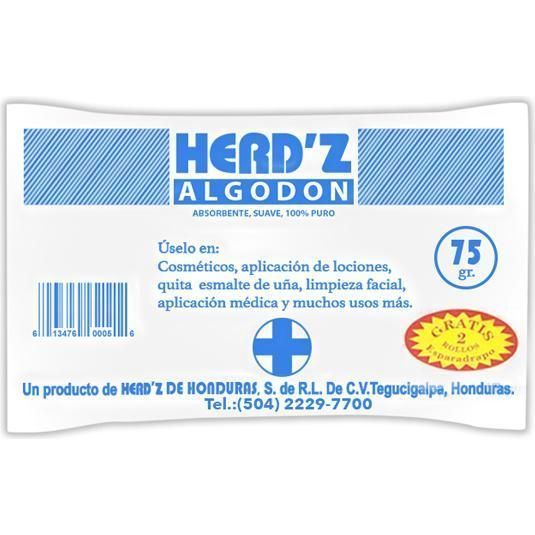 Algodón Herdz 75 G.