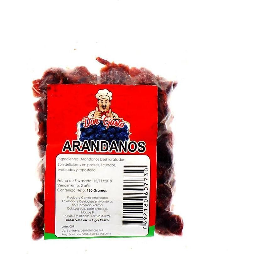 Arandanos Deshidratados 150g