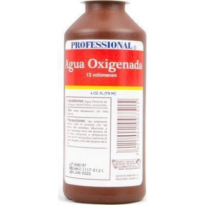 Agua Oxigenada Profesional 4oz