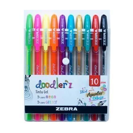 Bolig Zebra Doodlneon/glitter