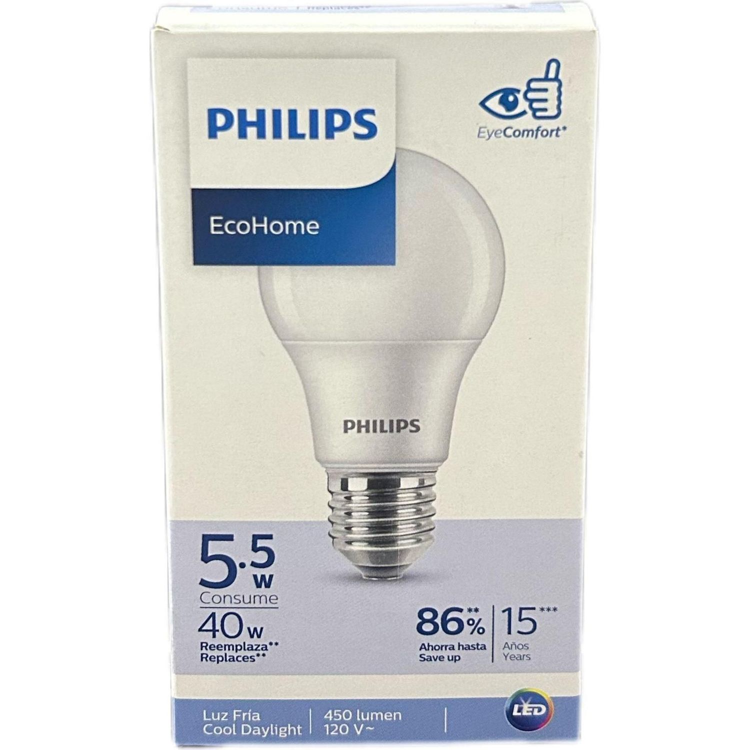 Bombillo Eco Led 5.5w Phillips