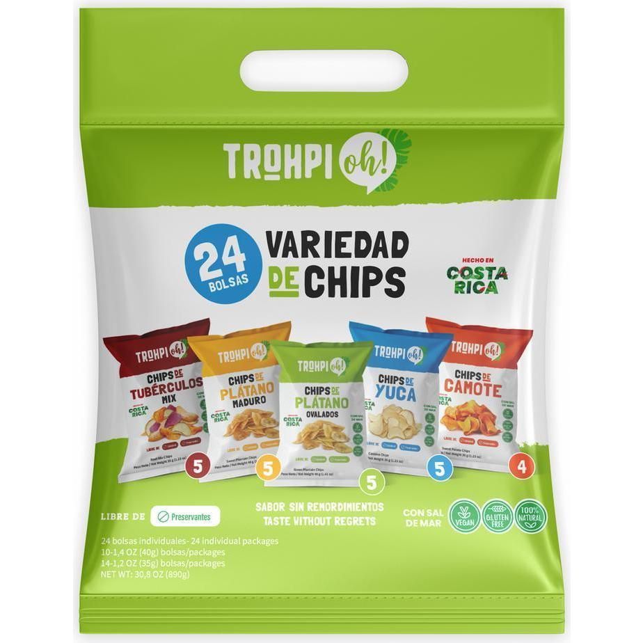 Chips Variados Trophi Oh 24 Ct