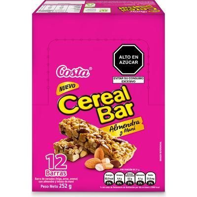 Costa Cereal Bar Almendra 21gr