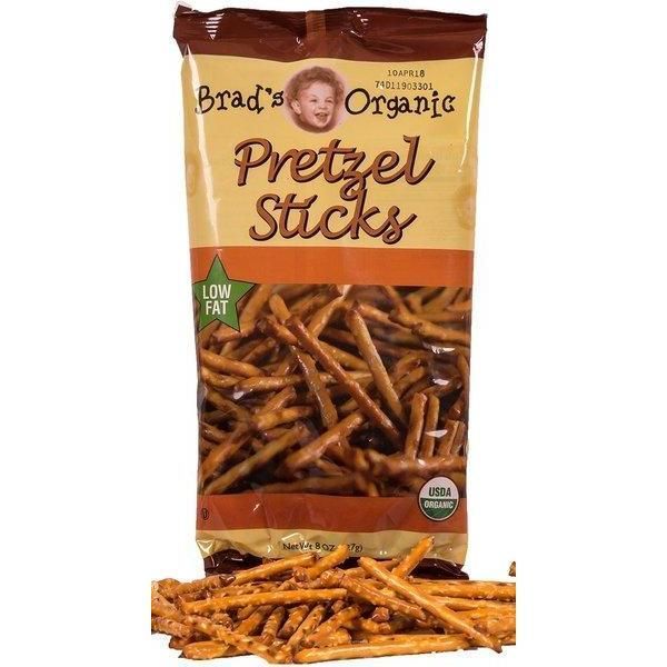Brads Org Pretzels Sticks 8 Oz
