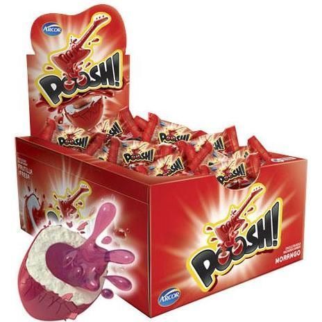Chicle Poosh Rell Liquid Fresa