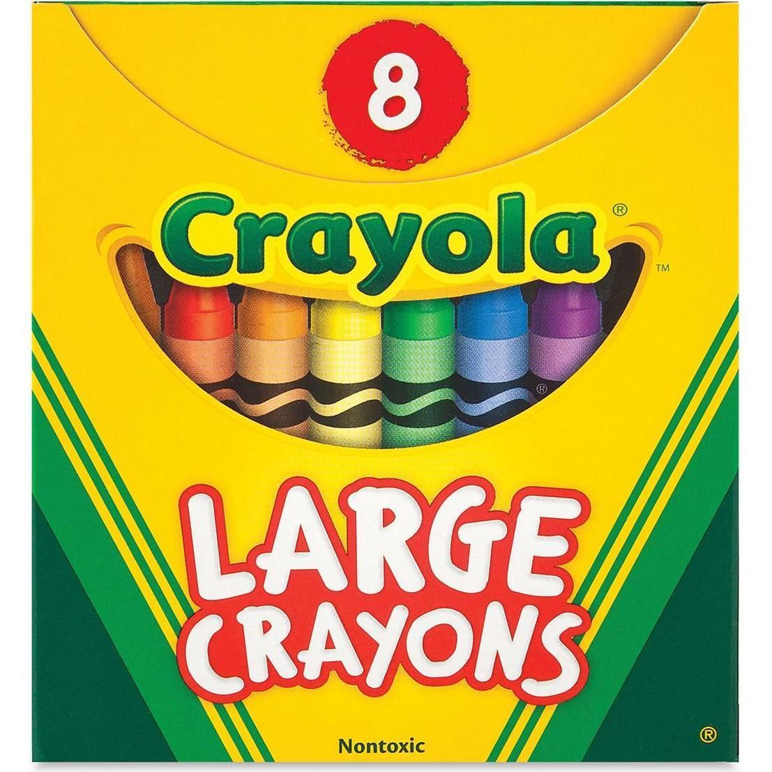 Crayon Crayola 8-Colors Largos