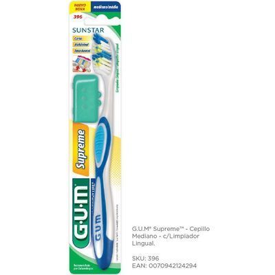 Cepillo Supreme Med C/tapa 396