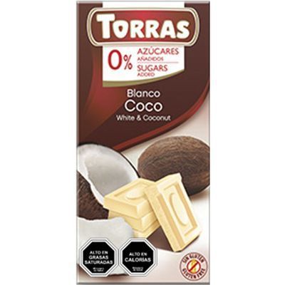 Chocolate Blanco Con Coco 75 G