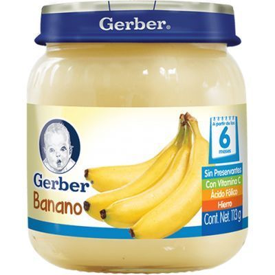 Colado Gerber Platano P2 100g
