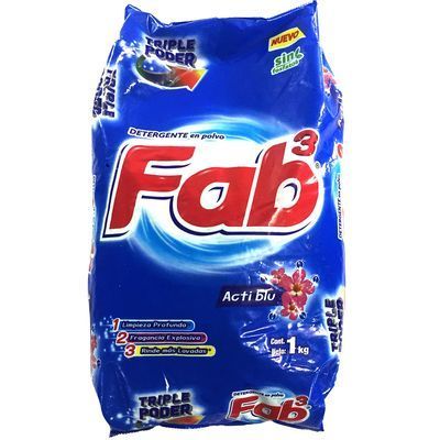 Detergente Fab3 Actiblu 1kg