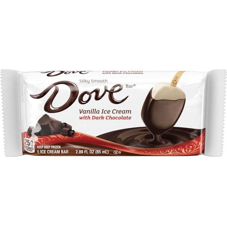Dove Vanilla Dark Choc 3 Bars