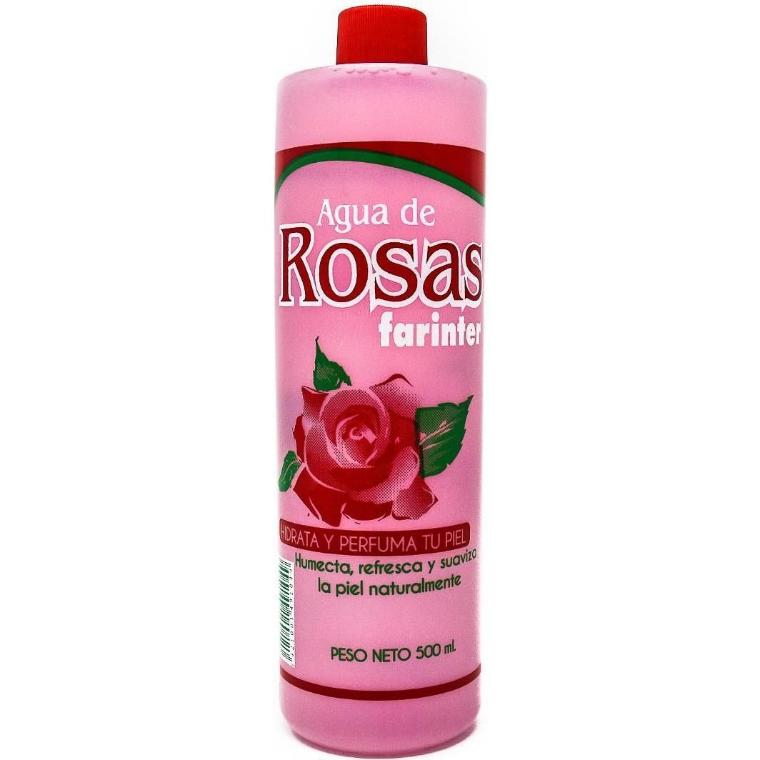Farinter Agua De Rosas 500 Ml