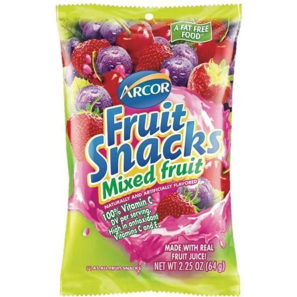 Fruit Snack Mixed Arcor 64g