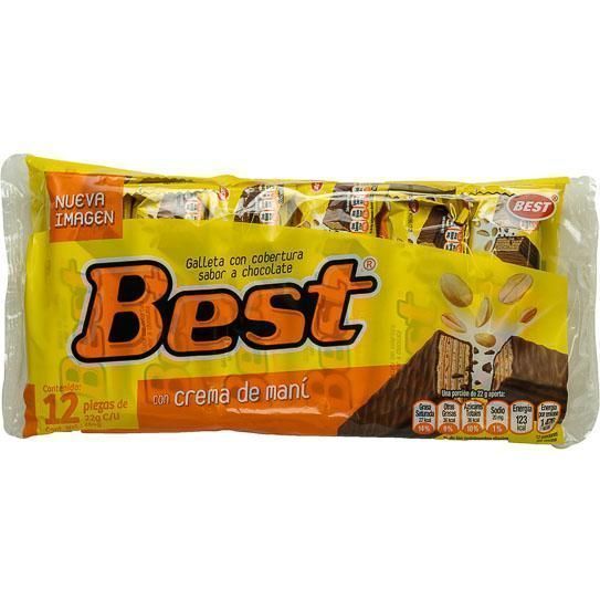 Galleta Best Mani Choc 12u