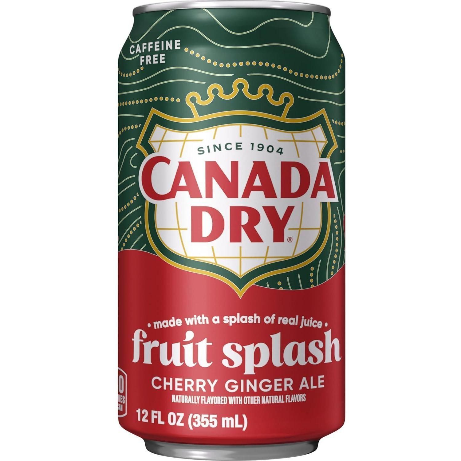 Ginger Cherry Canada Dry 12 Oz