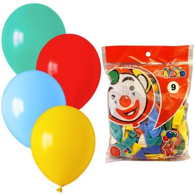 Globo #9 Pastel Surt/col 100u