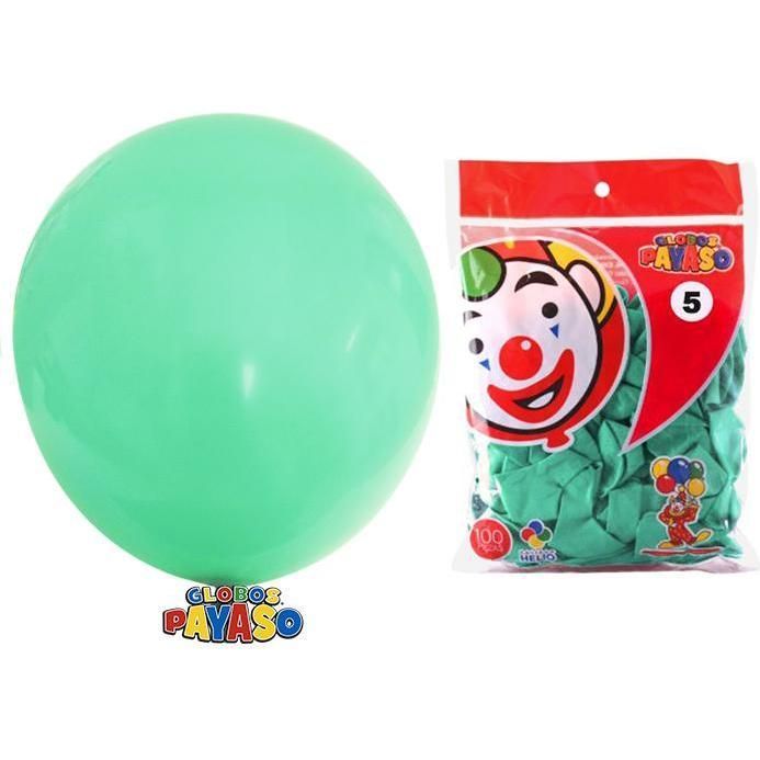 Globo#5 Dec Verde Cenizo Bol