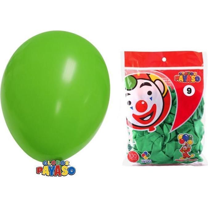Globo#9 Pastel Verde 100u