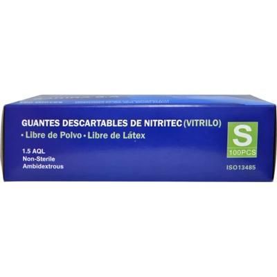 Guantes Nitrilo Azul M