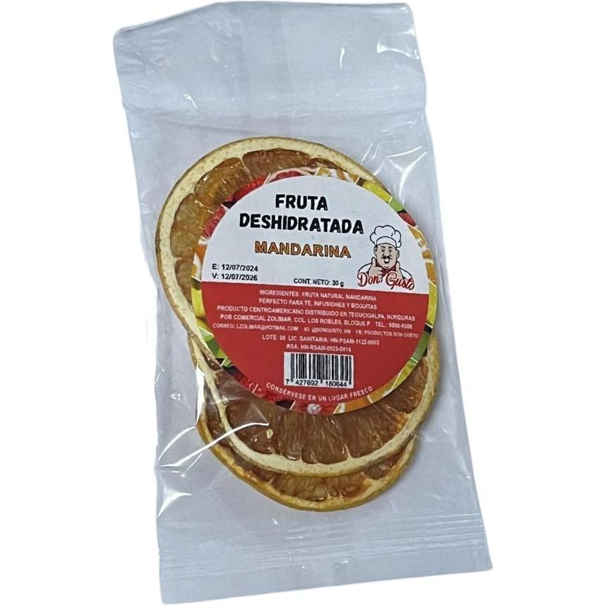 Fruta Deshidrat Mandarina 30gr