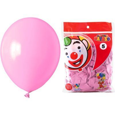 Globo#5 Pastel Rosado Bol