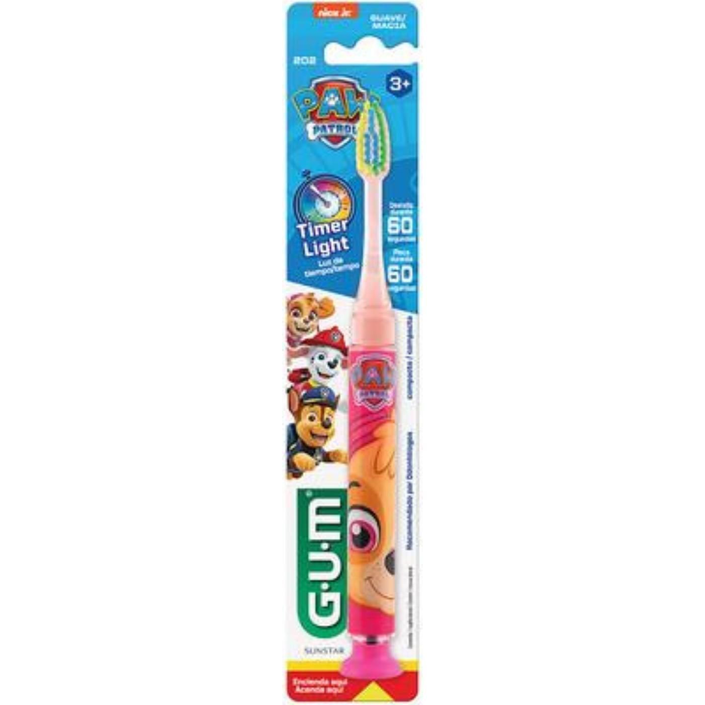 Gum Cepillo Paw Patrol Con Luz